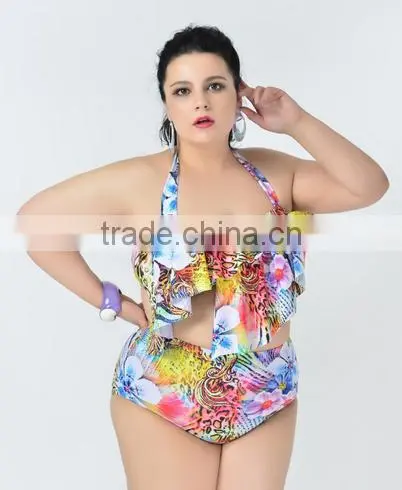 New arrived swimwear bikinis cheap fat lady Sexy indian style bikini