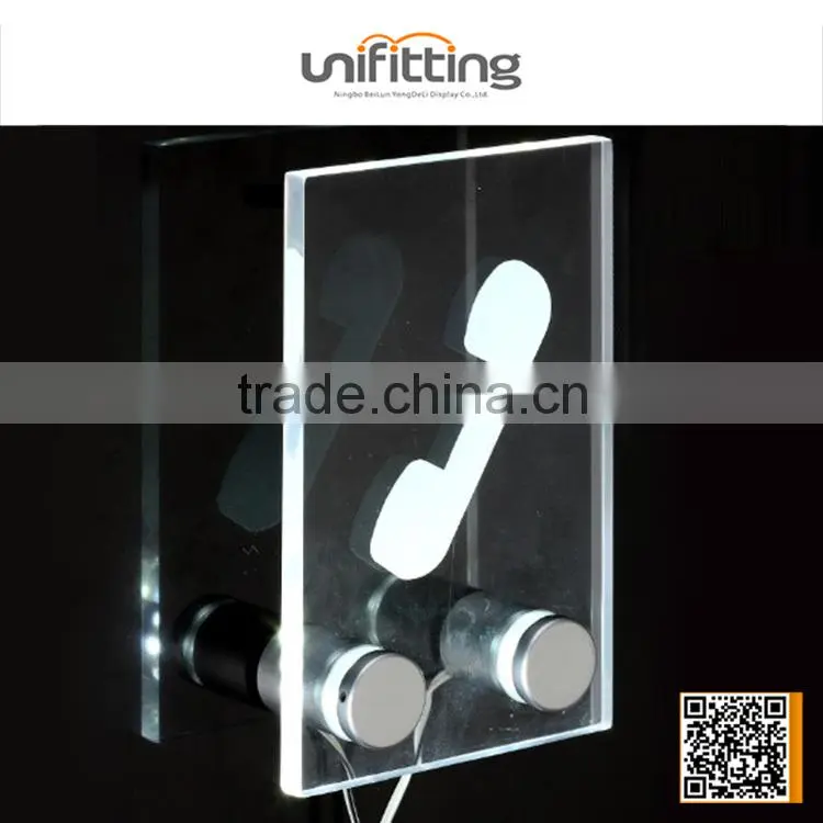 Unique Design Advertising Board White Color LED Standoff