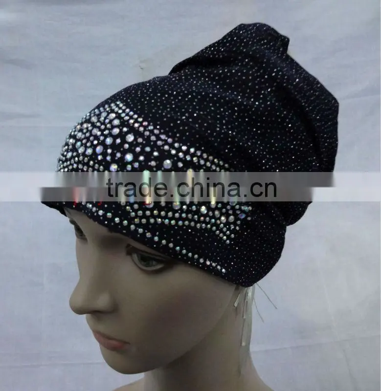 A475 Popular beaded 2pcs hijabs al amira