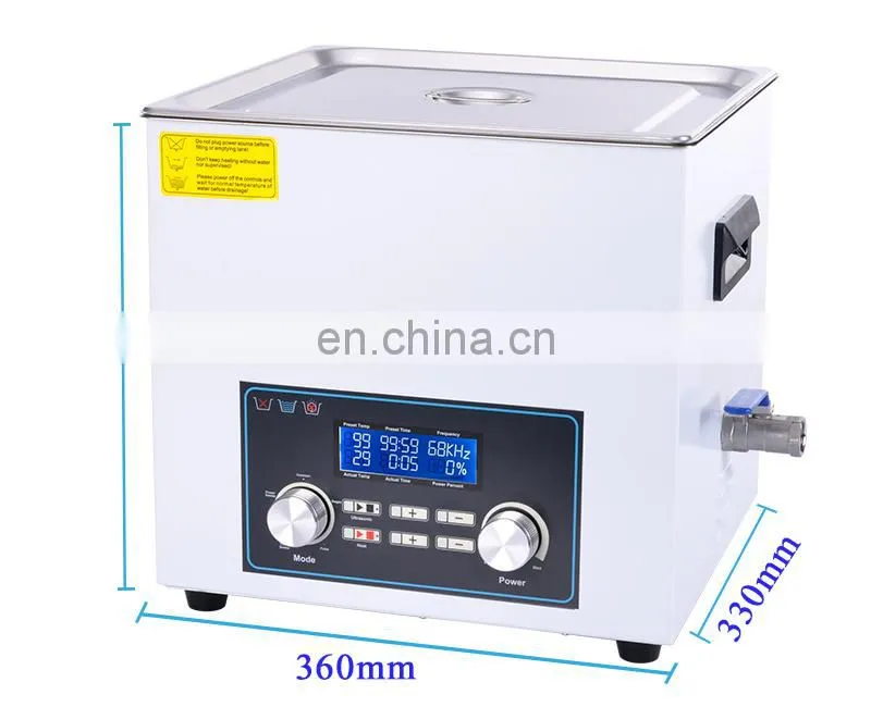 15L Multifunctional Ultrasonic Cleaner with LCD Screen for watch cleaning