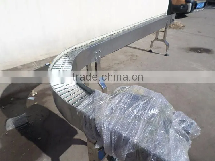 stainless steel plate link conveyor for food industry manufacturer