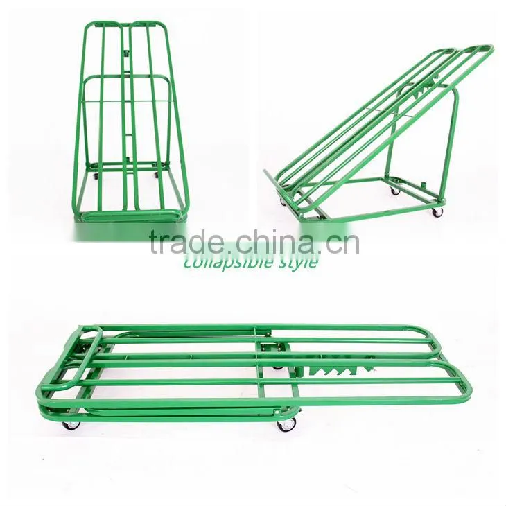 Convenient grocery shelf for supermarket with wheel