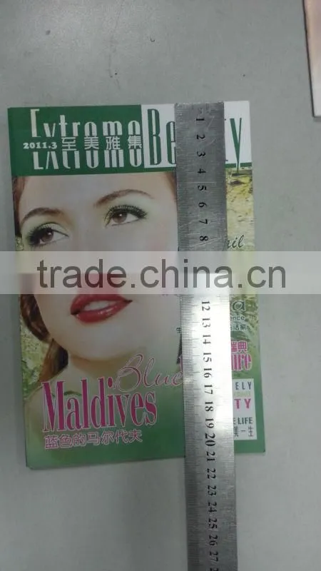 2014 High quality fashion Magzine printing