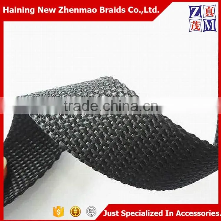 Low price 35/40/50/60mm black PP bag webbing wholesale