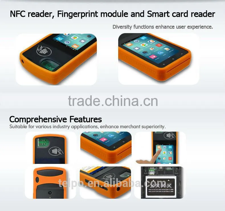New Products Handheld Pos System with Gprs Wifi TPS350 Ussd Pos System (4 band)