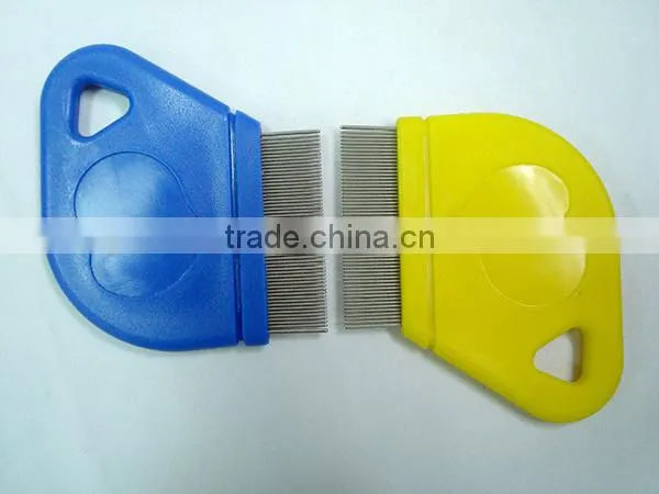 Mini bulk nit free lice comb stainless steel flea comb