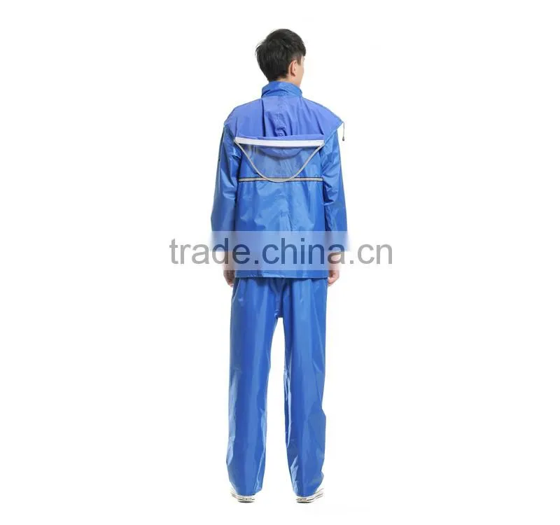 YANLI 100% waterproof,wholesale korea adult outdoor pvc raincoats