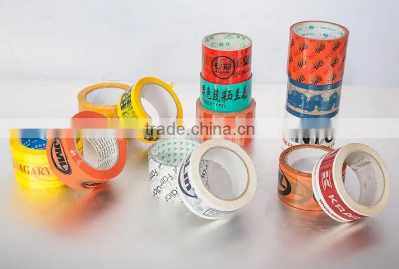 Custom size Bopp custom printed adhesive tape with company logo 2016