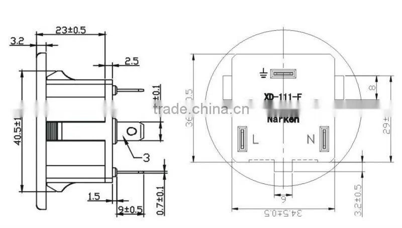 10A 250V AC gu10 socket