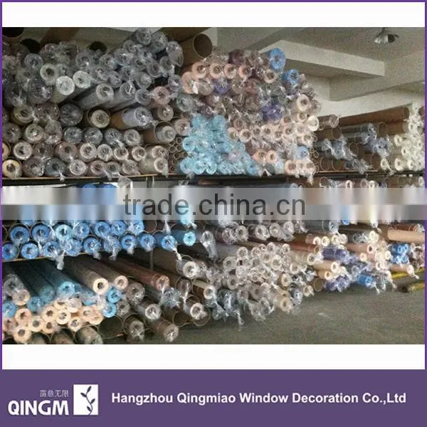 Double Layer 100% polyester blackout fabric and roller type zebra blinds