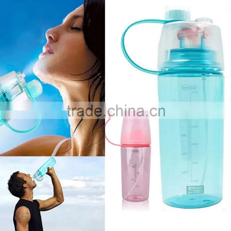 Sport Drinking and Misting Spray Water Bottle, Outdoor Sport Drinking, BPA