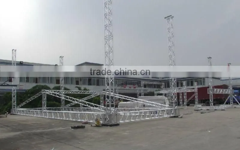 400*400 mm aluminum truss, aluminum spigot truss,stand truss