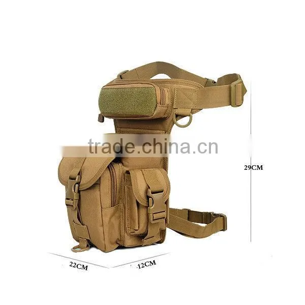 custom sport bag nylon waist leg bag tactical leg bag for man