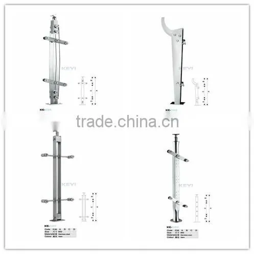 2016 HOT SALE stone stair railing / glass stair railing / modern railing stair at factory price