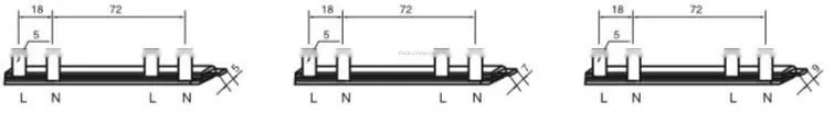 WL-502 C65LE Elctric earth tubular aluminium bus bar