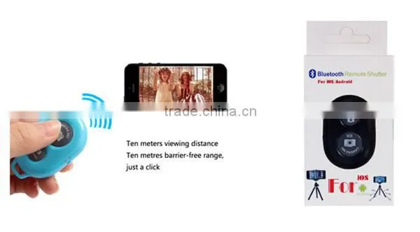 Universal Bluetooth Remote Shutter Camera Control Self-timer Shutter for Iphone 4 5 5s 5c for Samsung Galaxy S4