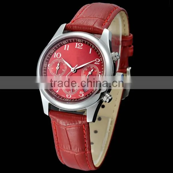 High quality stainless steel japan movt watches factory watch