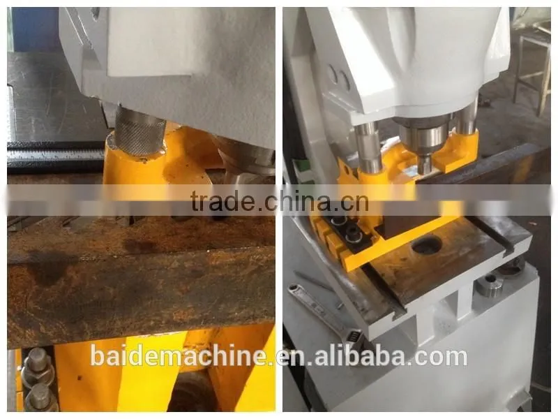 Q35Y Hydraulic plate shearing machine,angle steel cutting machine,plate punching machine 100ton