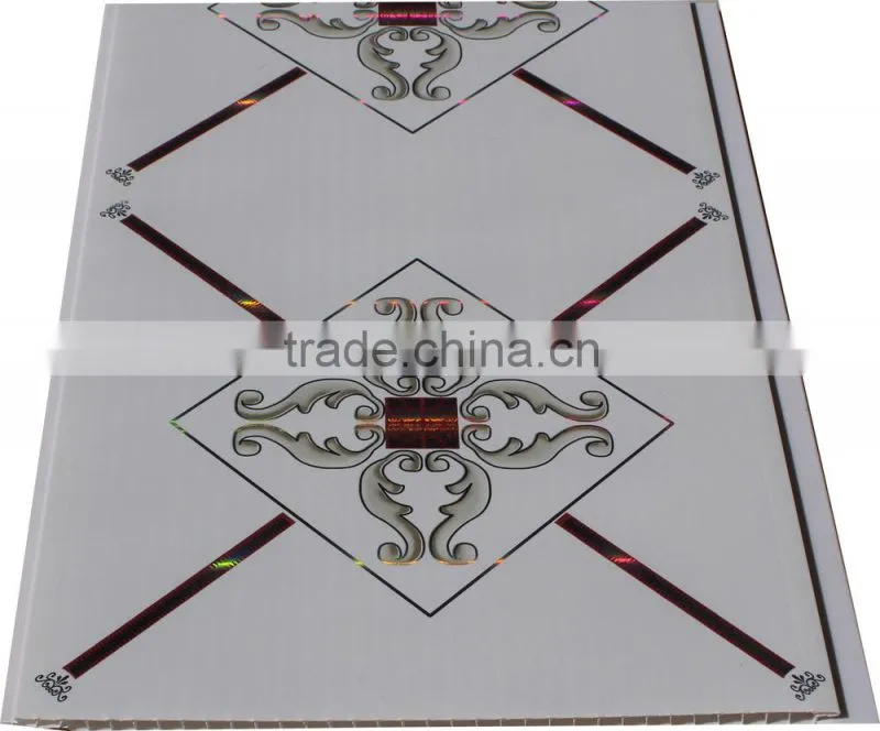 Hot foil stamping pvc ceiling panel P23
