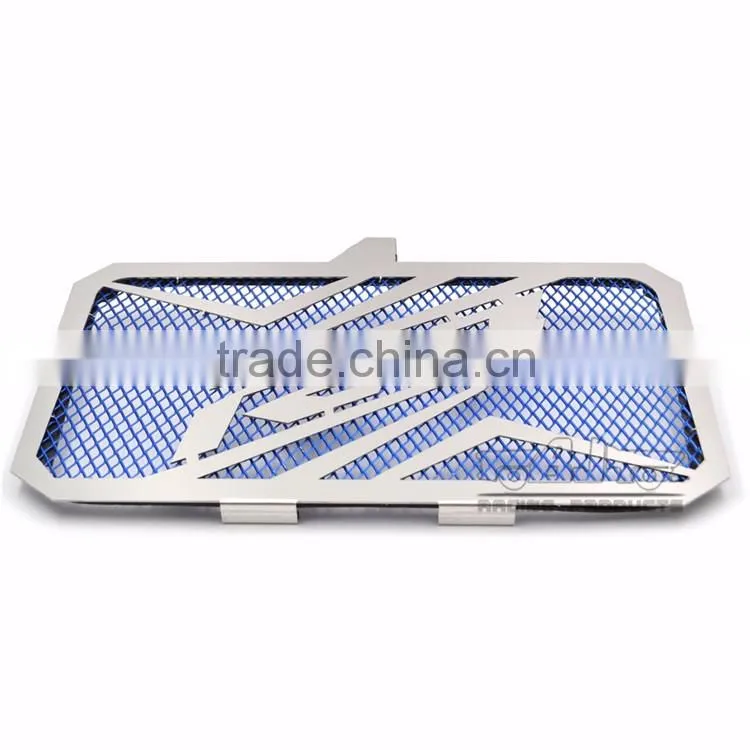 BJ-RG-YA004 Customized Oil Cooler Radiator Guards Cover Grille Motorcycle Stainless Steel Blue Radiator For Yamaha yzf R3 2015 2