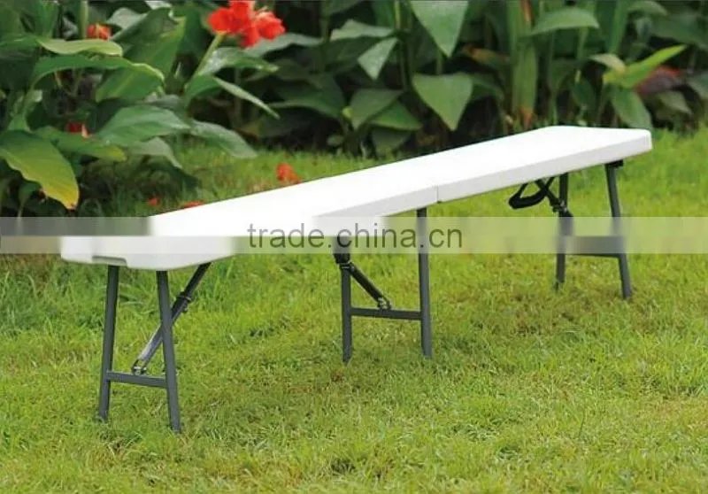 Plastic Folding Garden Bench for Outdoor