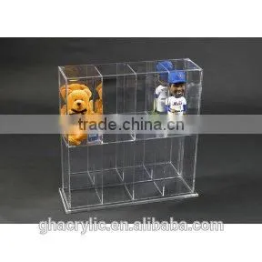 Fashonal deluxe clear acrylic storage box with dividers Acrylic Storage Box
