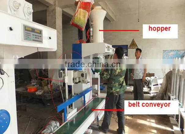 Automatic wood/sawdust pellet packing machine with 5-5okg/bag