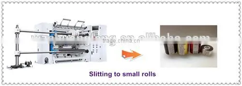 Simple type Plastic Film Slitting Rewinding Machine