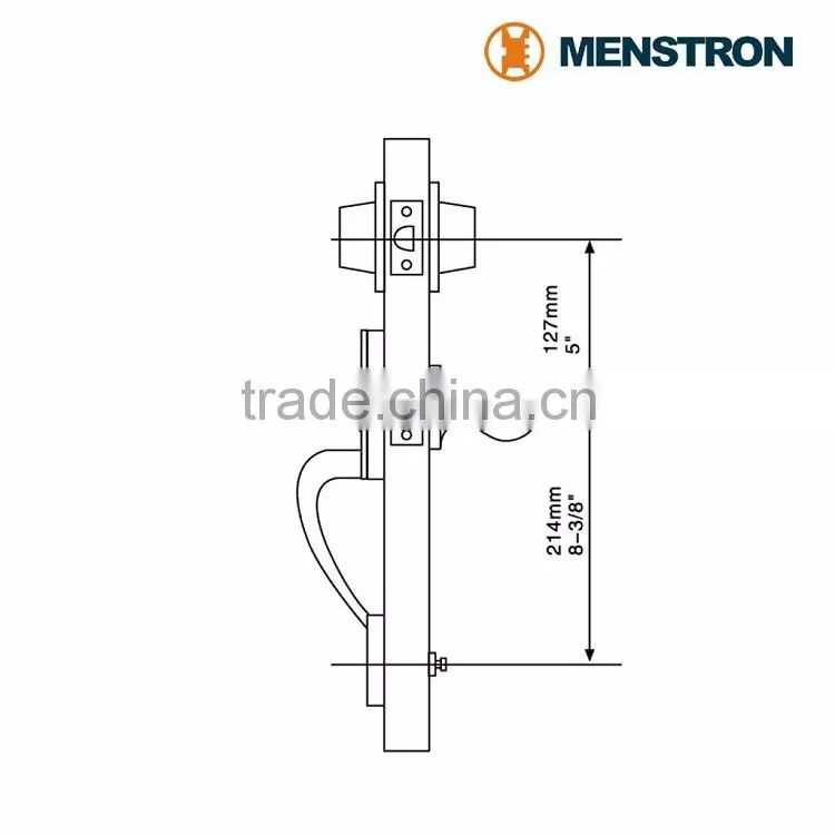 78131-AC-DH ODM OBM high security lock , door high security lock , high security with 3 pcs brass key