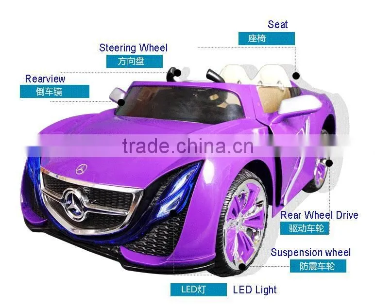 2016 Kids Remote Control Electric Baby Ride on Toys Car