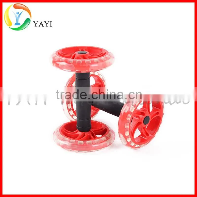 Core Strength Double Wheels Ab Trainer Roller