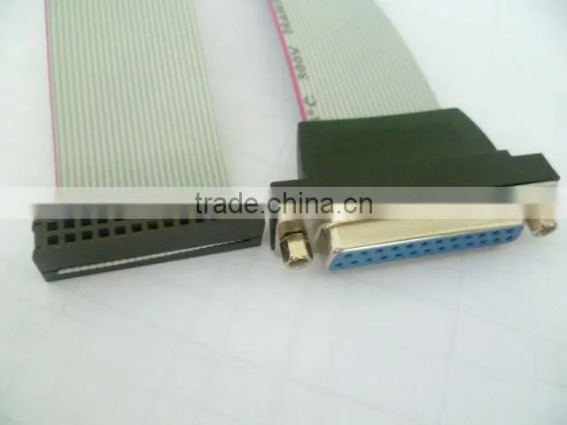 DB25F to IDC 26 flat cable