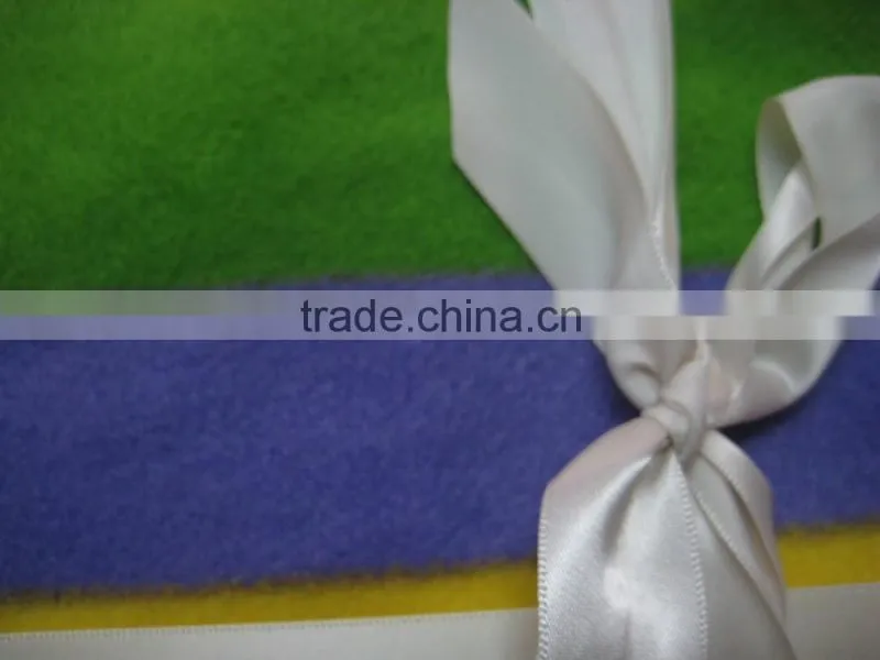 Wholesale Belly Band Packing Print Knit Fleece Gift Blanket