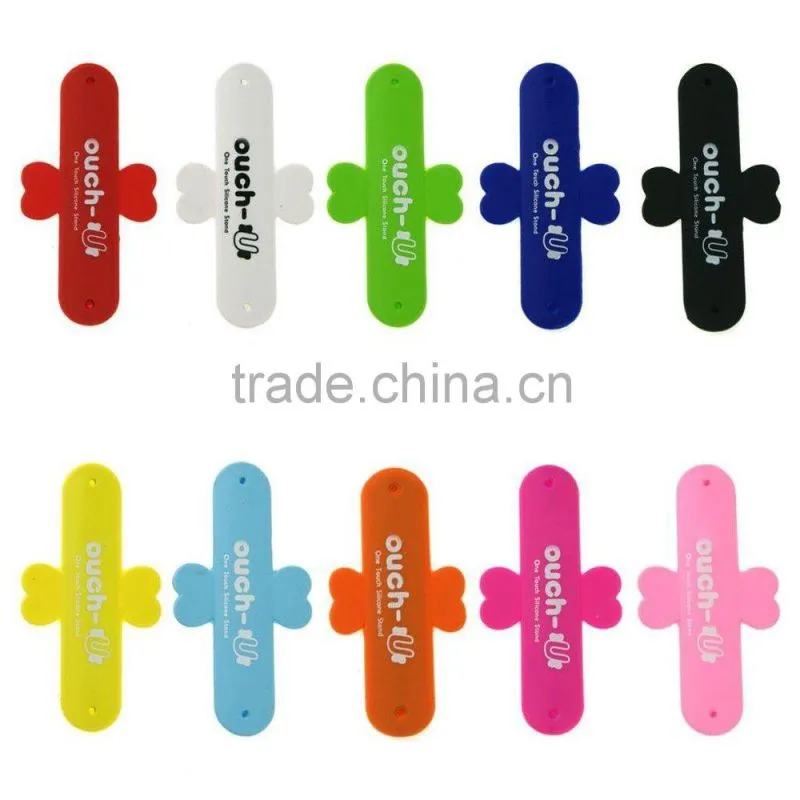 China assurance supplier promotional colorful sticky silicone phone stand