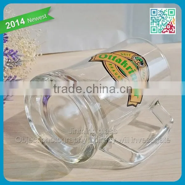 Ottakringer Thick Wall Heavy Beer Drink Glassware Classic Crystal Glass Tumbler Beer Mug