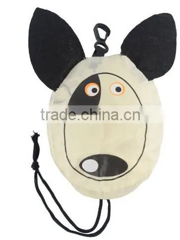 2015 new product animal shape portable shopping tote bag