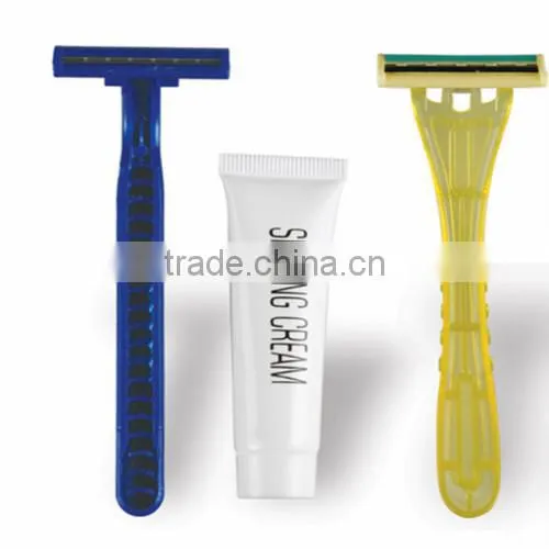 Hotel disposable bathroom triple blade razor