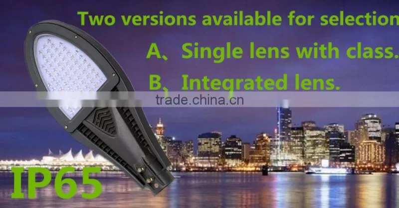 China supplier city road lighting engineering preferred aluminum die casting IP65 outdoor MSD 100W LED street light housing lamp