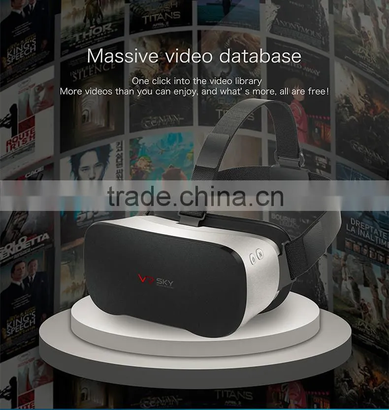 2016 High Quality 3D VR Glasses Virtual Reality Glasses Plastic Google Cardboard