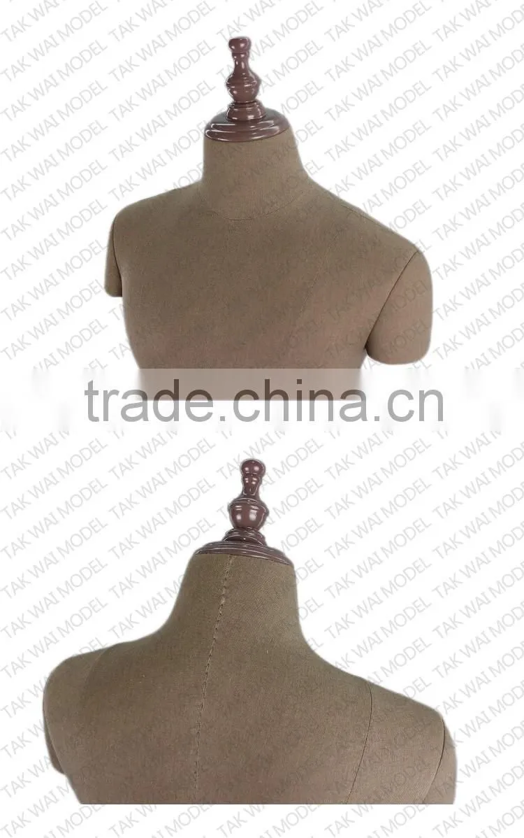 Modern muscle men half model fiberglass garment display mannequins