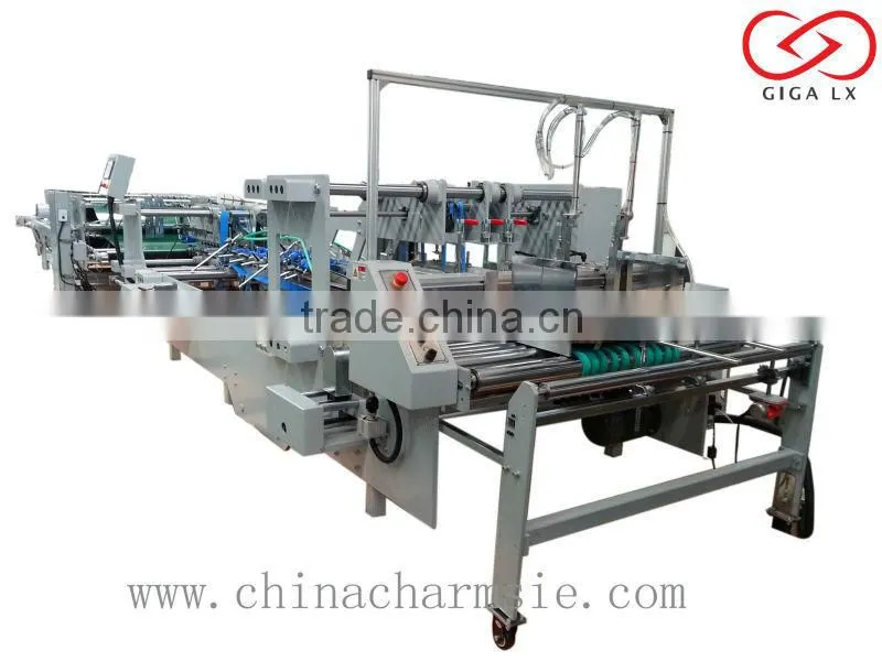 GIGA LXFG-1200 High Quality Automatic Folder Gluer Machine Offline With Carton Box Making Machine