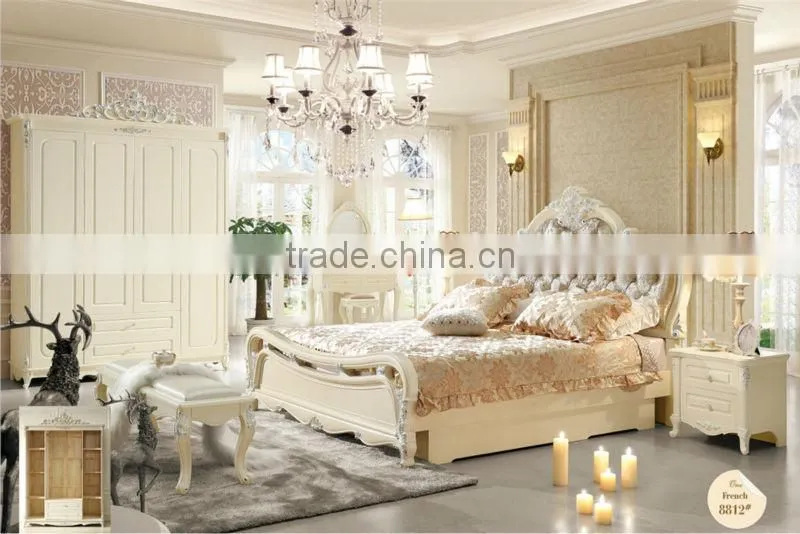 Solid wood bedroom furniture triple bunk bed wholesale italian furniture