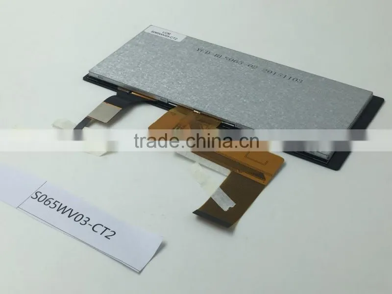 CTP 6.5 inch TFT standard size LCD touch module with PCAP