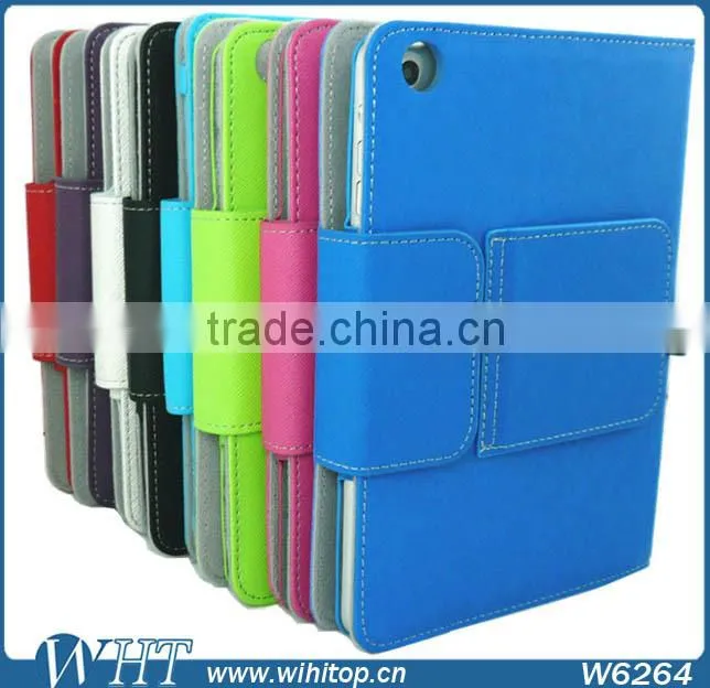 Hot Selling Detachable Ultra Thin Wireless Bluetooth Keyboard Leather Case For iPad Mini, For iPad Mini Case With Keyboard