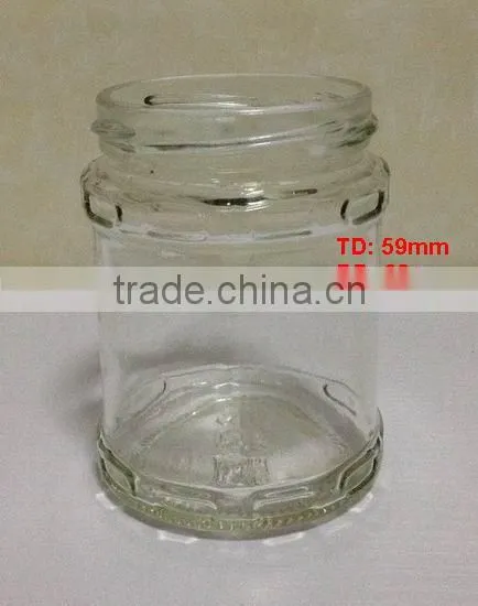 hot sale cheap glass jar with lid