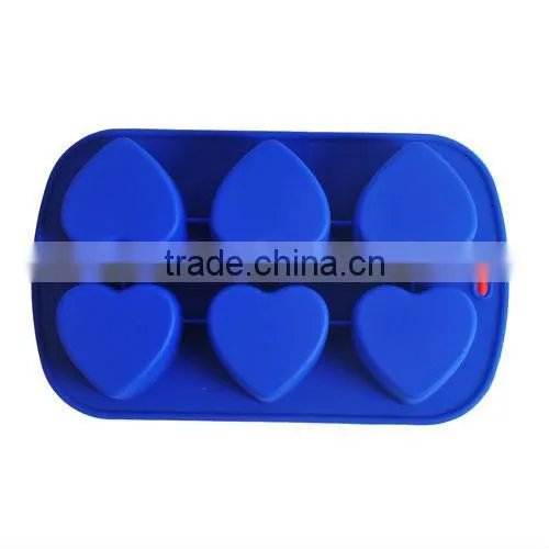 heart shaped silicone cake mould bakeware/kitchenware