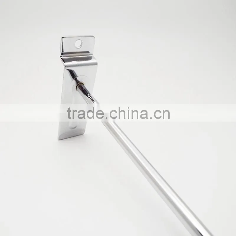 Slatwall Display Hooks Metal Single Hooks For Display Stand