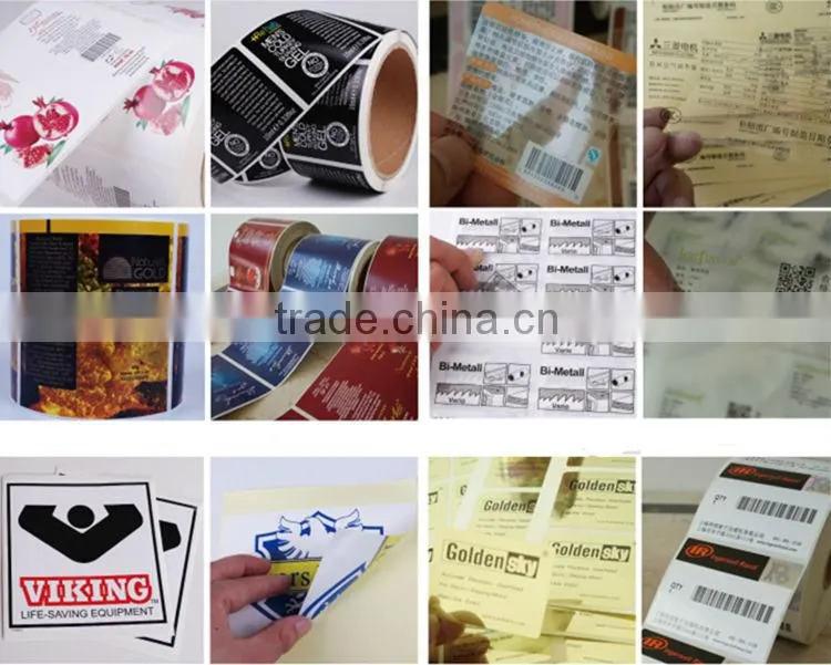 Yason printed eye line labelplastic label for packingpvc bottle label film