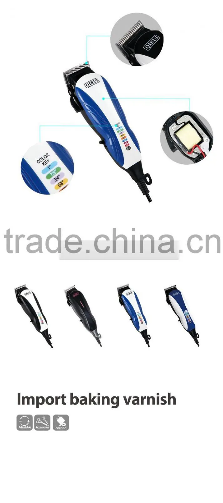 QIRUI Groom Pro Haircut Kit Hair clipper
