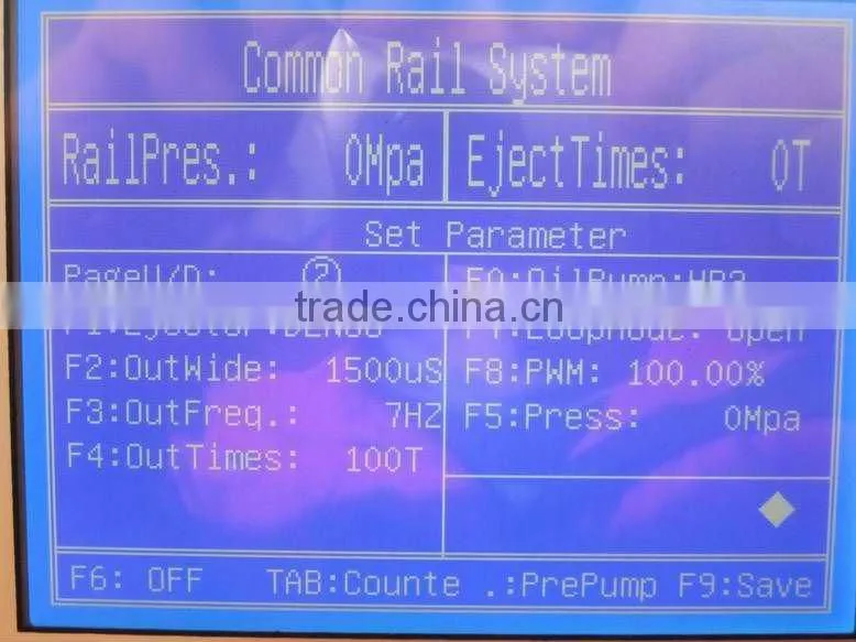 ECU CRS3 common injector and pump tester for solenoid valve common rail injector